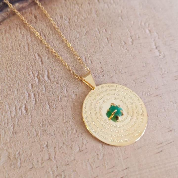 Collar Medalla Padre Nuestro