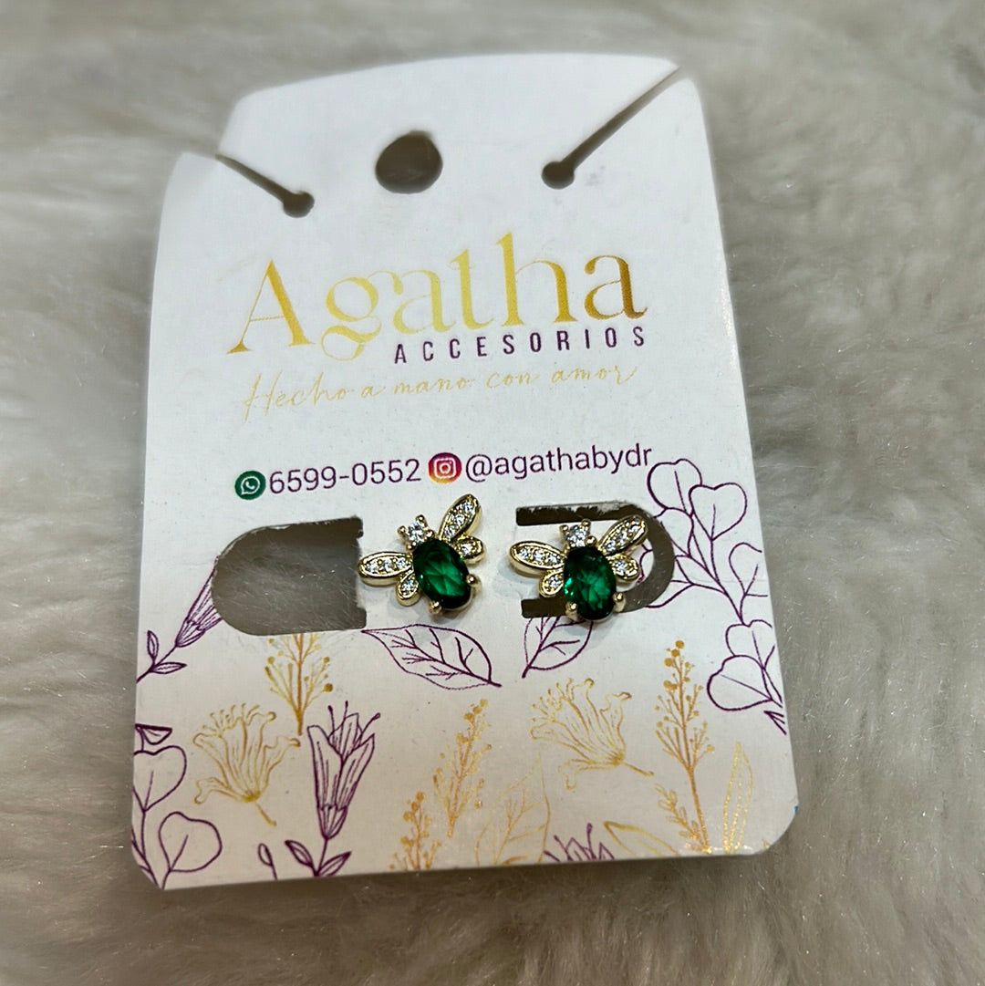 420 Topos pequeños flores piedras verde