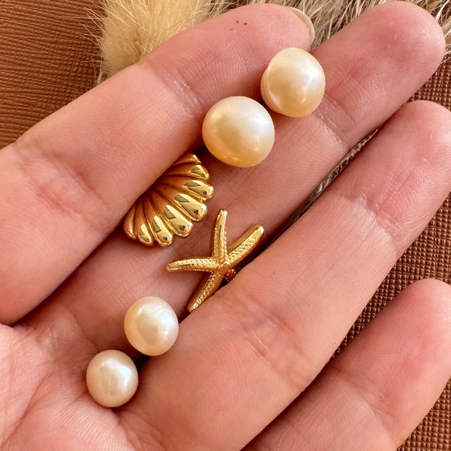 Topos de Perlas Cultivadas pequeña - Joyería Fina