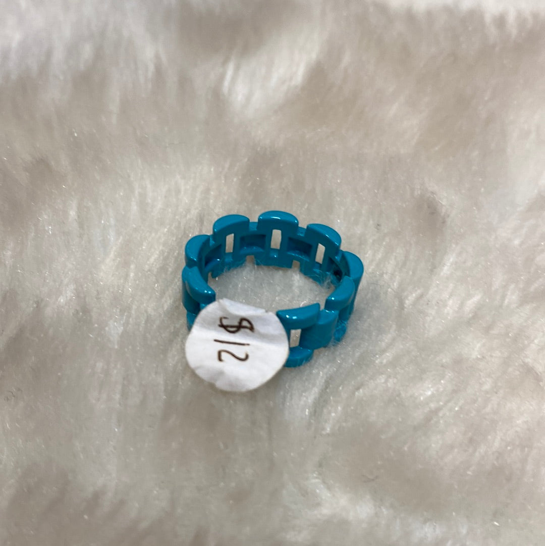 Anillo cadena colores