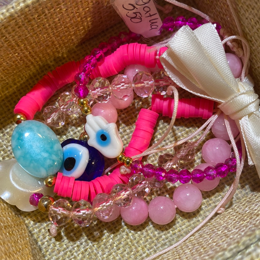 550 Set de pulseras + hilos