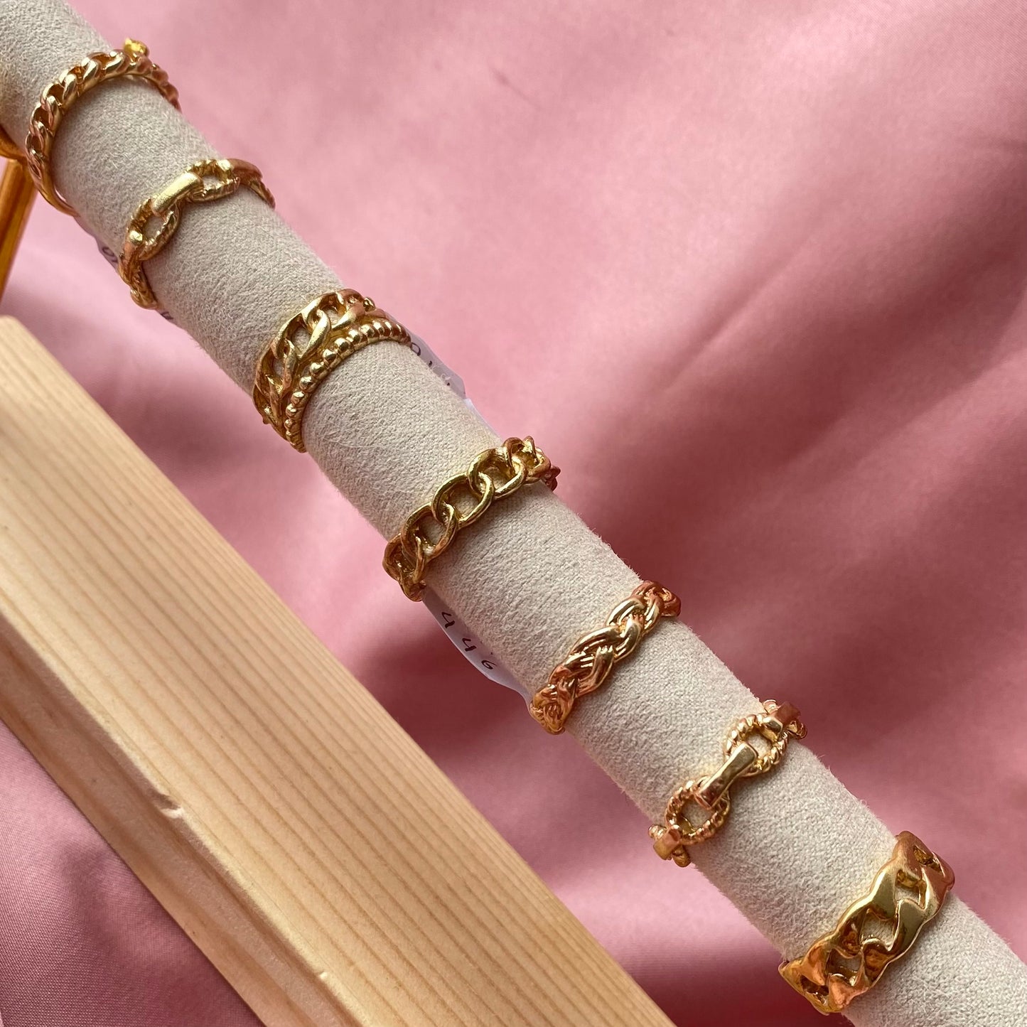 446 Anillos rodio con circones