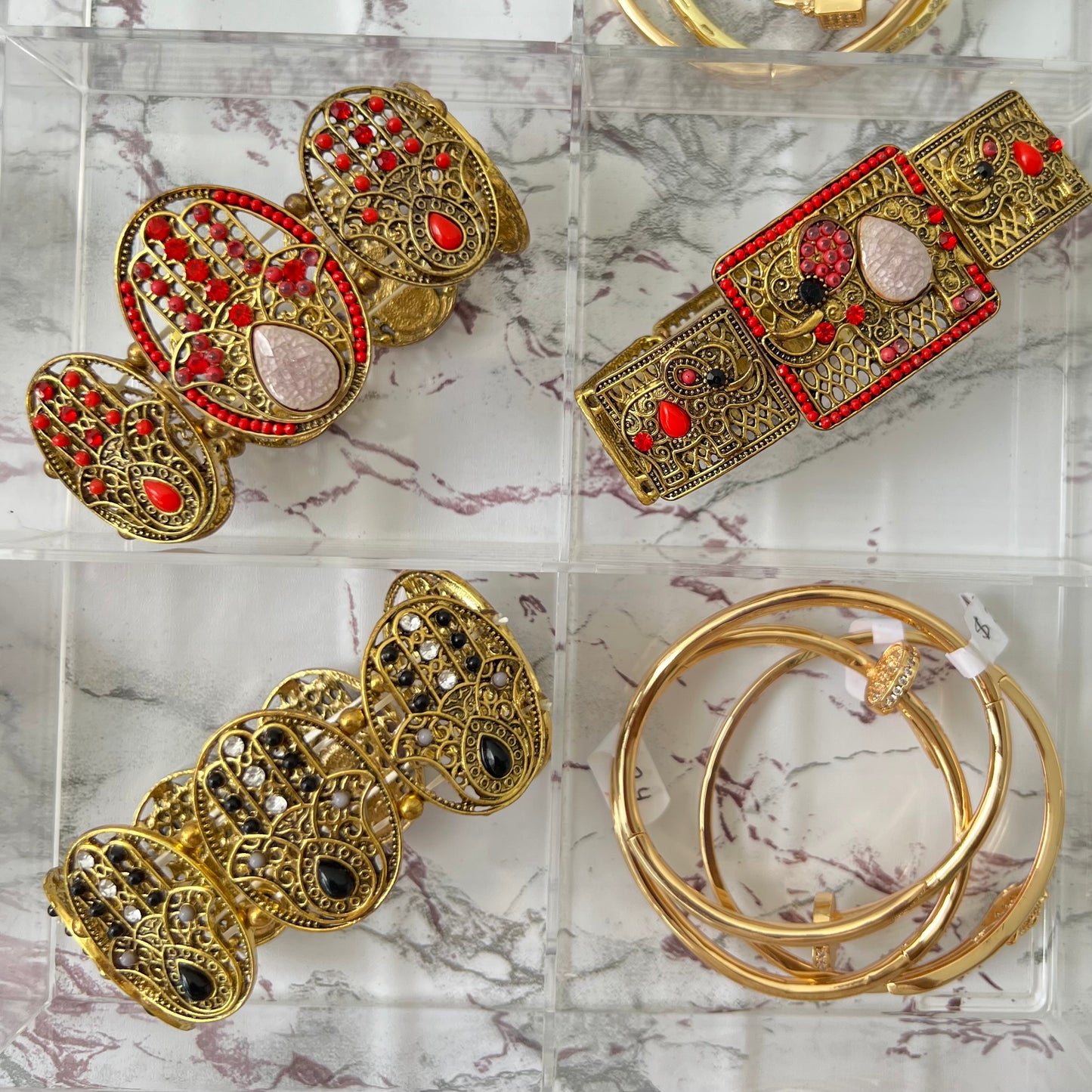 493 Pulso bohemio multicolor y cobre