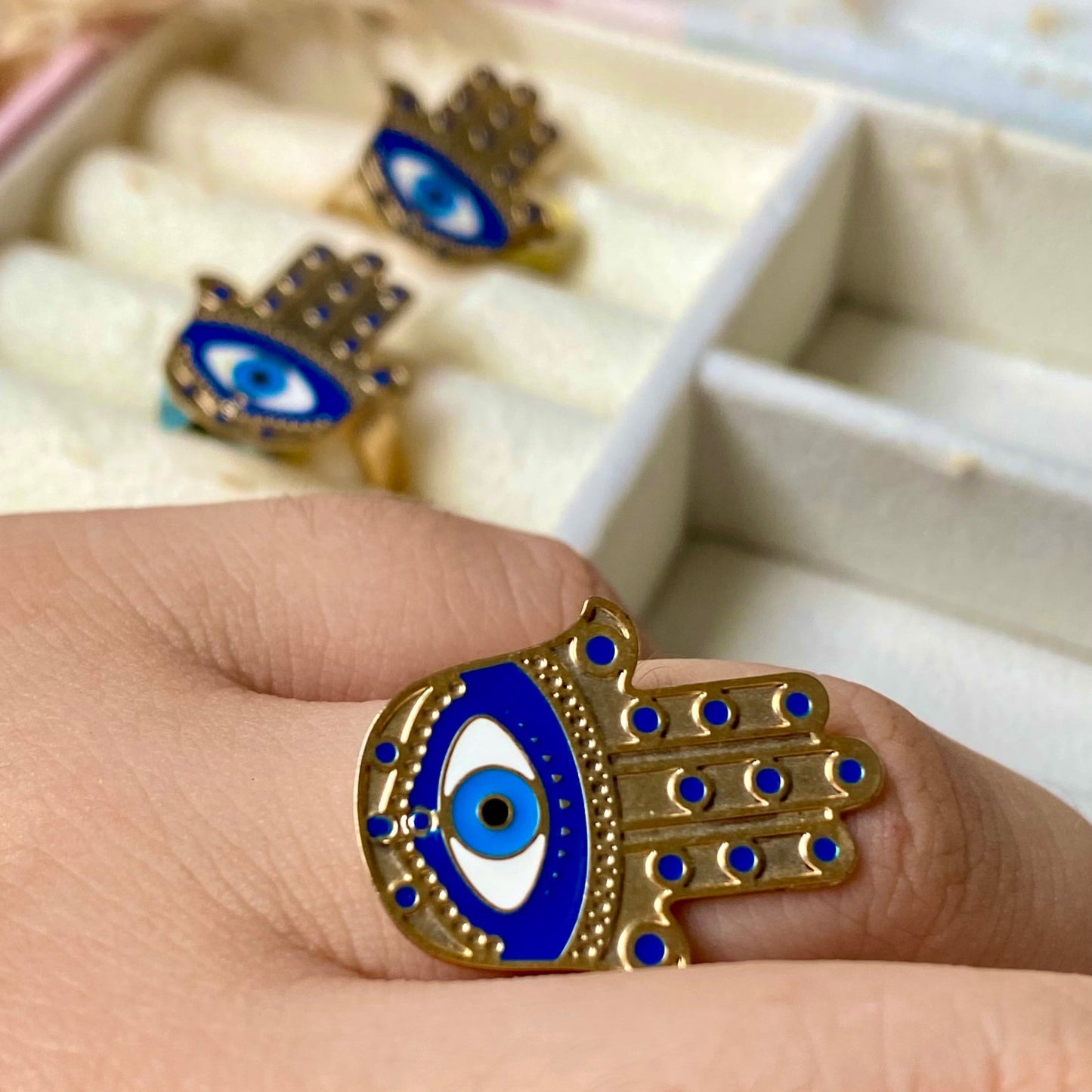 372 Anillo golfilled Ojo turco