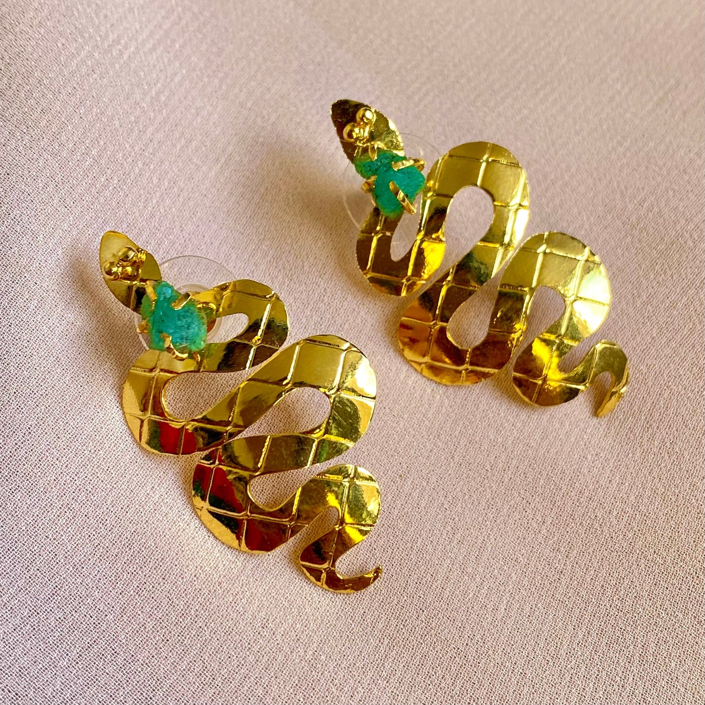 658 Topos Serpiente y esmeraldas Orfebrería / Oro