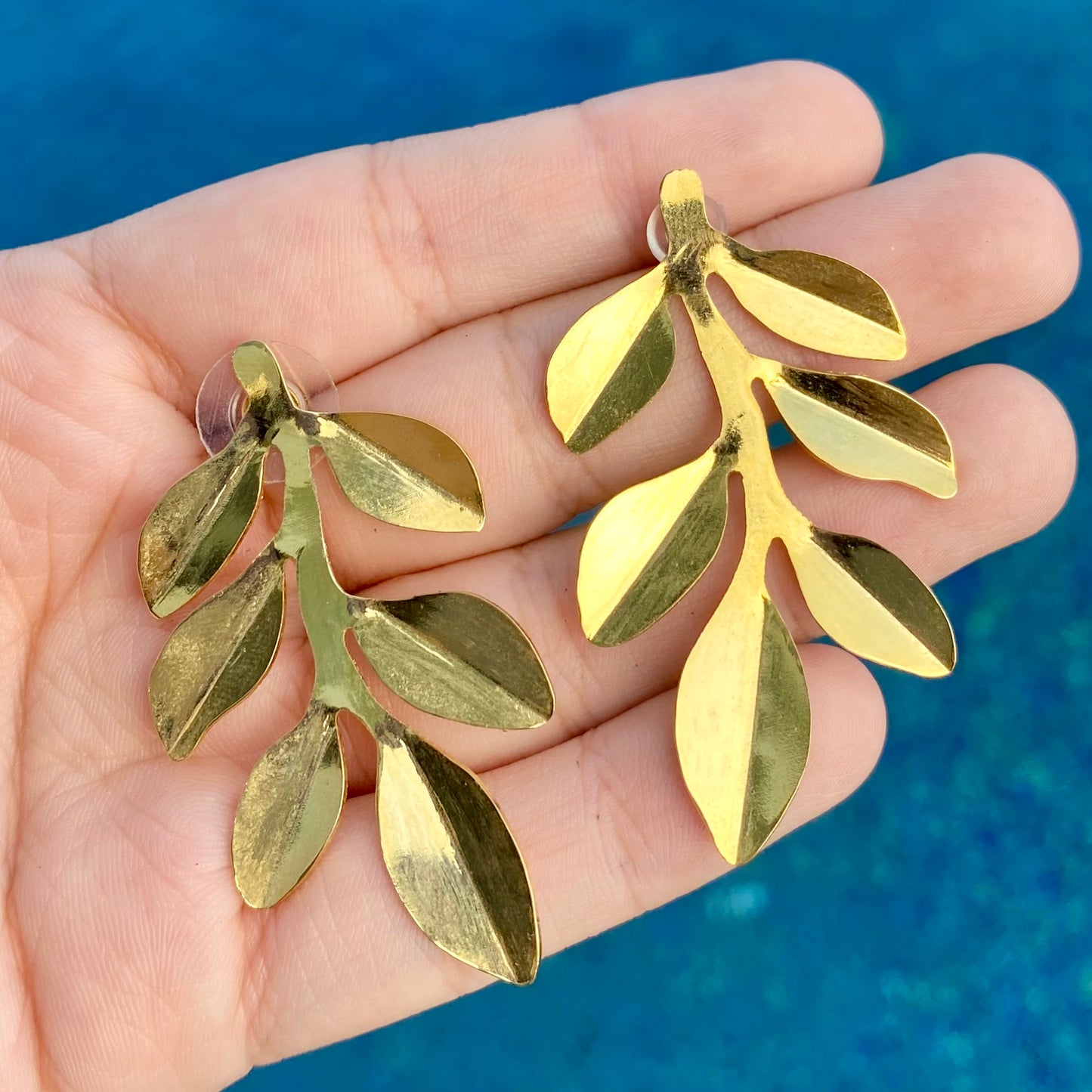 295 Topos orfebrería hojas de flor grande